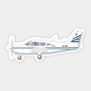 Piper PA28 Cherokee Sticker